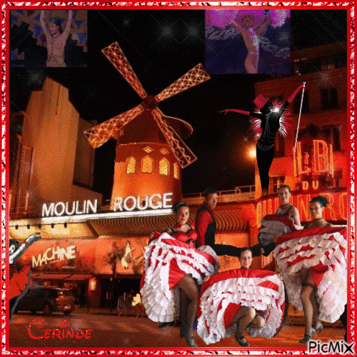 Moulin Rouge - GIF animate gratis