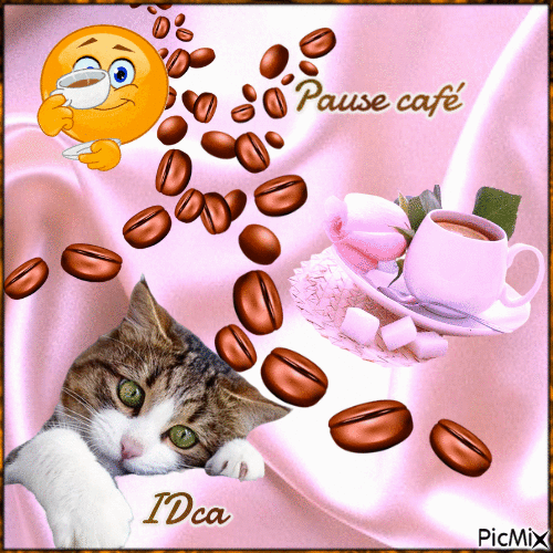 Pause café - Безплатен анимиран GIF