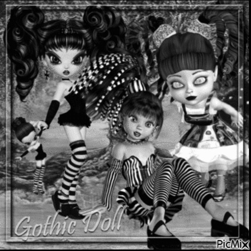 Gothic Dolls - Безплатен анимиран GIF