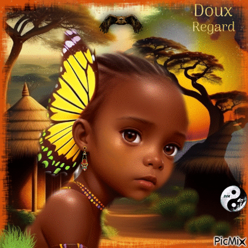 Doux regard - Δωρεάν κινούμενο GIF