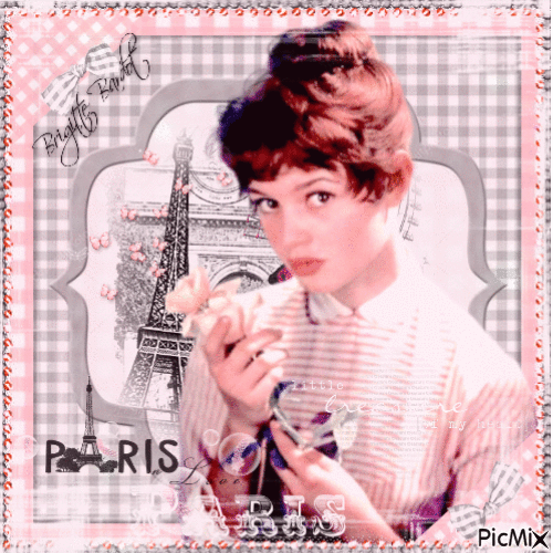 Brigitte Bardo, Vichy, Paris - Gratis geanimeerde GIF