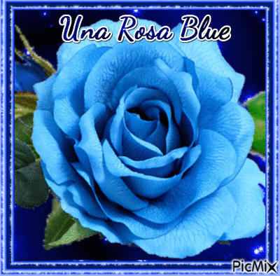 Una Rosa Blue - Бесплатни анимирани ГИФ