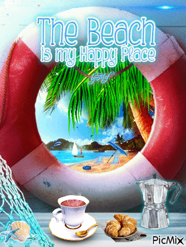 The Beach - GIF animasi gratis