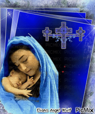 Maria mãe de Jesus - GIF animate gratis