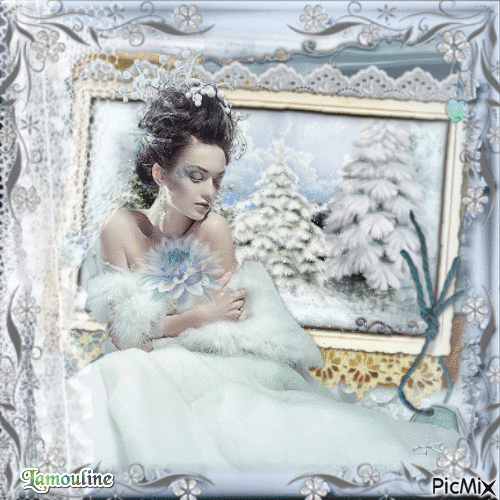 La mariée des neiges. - GIF animate gratis