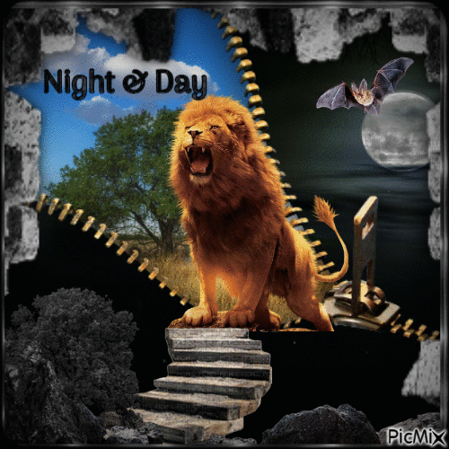 Night&Day - GIF animé gratuit
