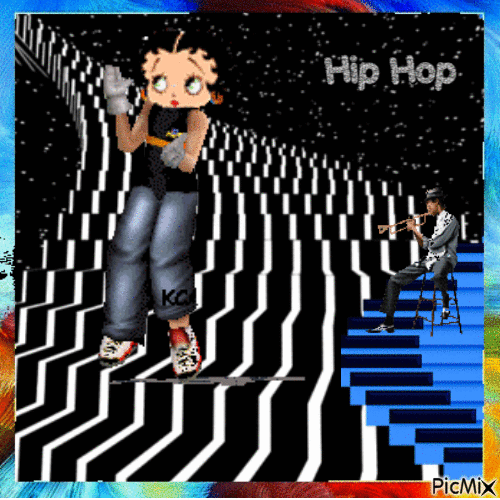 HIP HOP BETTY - Darmowy animowany GIF