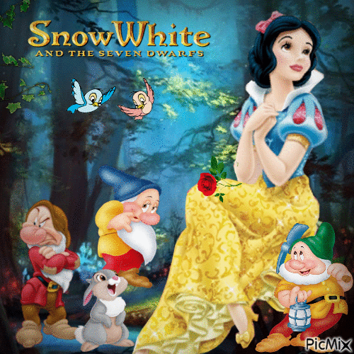 Snow White - GIF animasi gratis