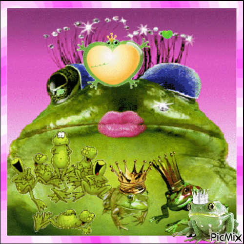 Fantasy Froggy - GIF animate gratis
