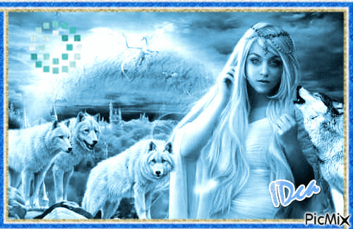 La fée et les loups - Ingyenes animált GIF