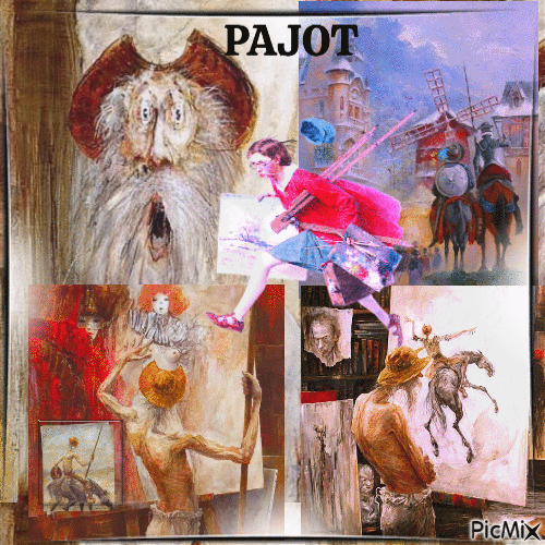 Marcel Nino Pajot - Don Quichotte - Besplatni animirani GIF