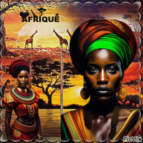 Afrique - Бесплатный анимированный гифка