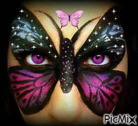 Butterfly Lady! - Nemokamas animacinis gif