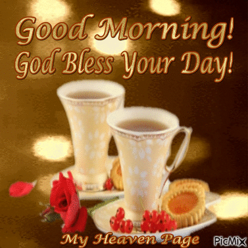 Good Morning! God Bless Your Day! - Free animated GIF
