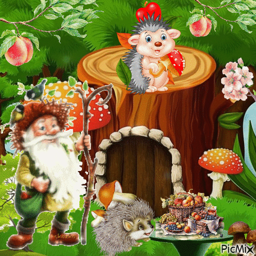 Forest fairy tale. - GIF animasi gratis
