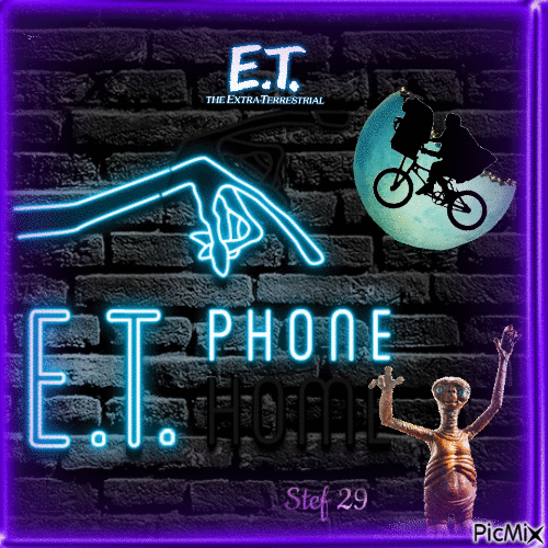 E.T PHONE HOME - Бесплатный анимированный гифка