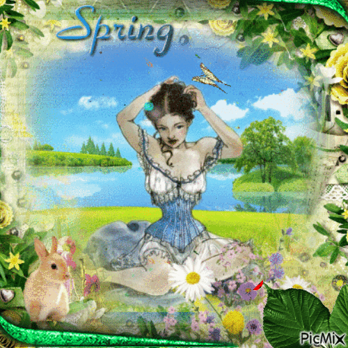 SPRING IS HERE - Free animated GIF