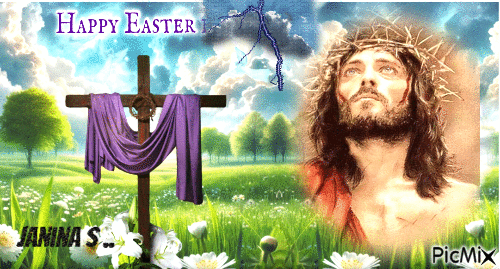 Have a Blessed Easter - Бесплатный анимированный гифка