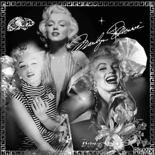 Marilyn Monroe #5 - GIF เคลื่อนไหวฟรี