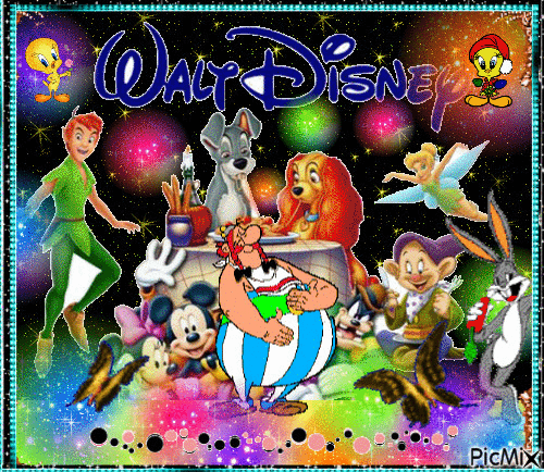 Walt Disney - Безплатен анимиран GIF