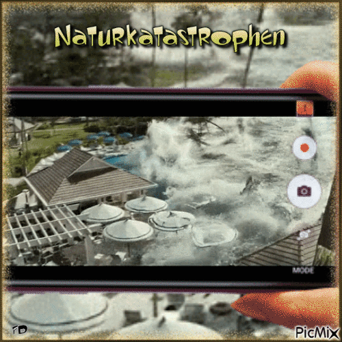 Naturkatastrophe - GIF animado gratis