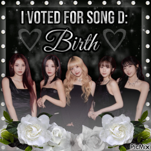 I VOTED FOR SONG D - Free animated GIF