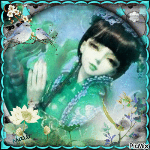 Oriental Woman - Ingyenes animált GIF