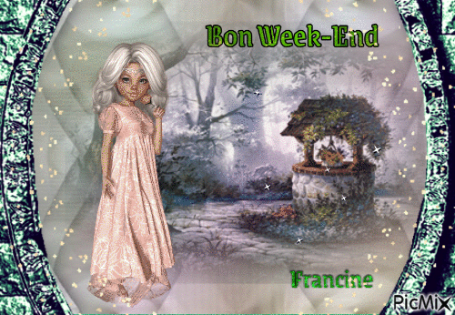 Bon Week-End à tous 💚🍃💚 - Δωρεάν κινούμενο GIF