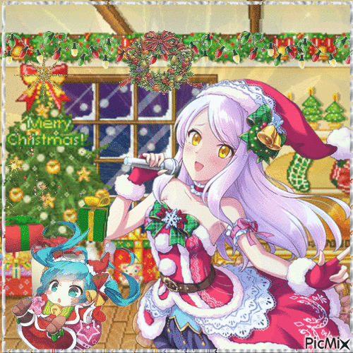 Manga Christmas in July - Gratis geanimeerde GIF