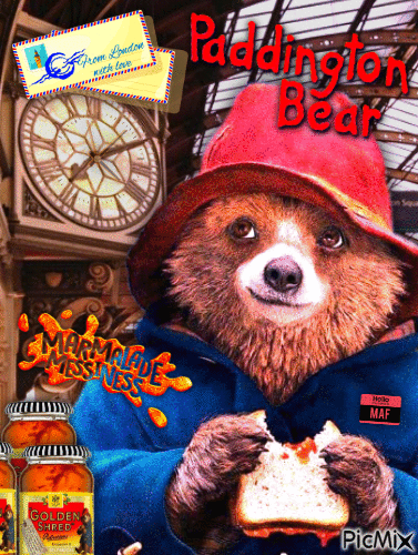 Paddington Bear - Darmowy animowany GIF