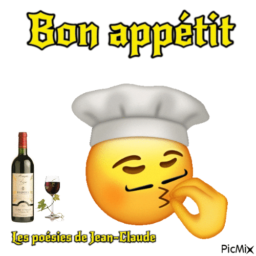 Bon appétit - GIF เคลื่อนไหวฟรี