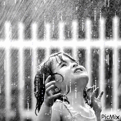 in the rain - GIF animé gratuit