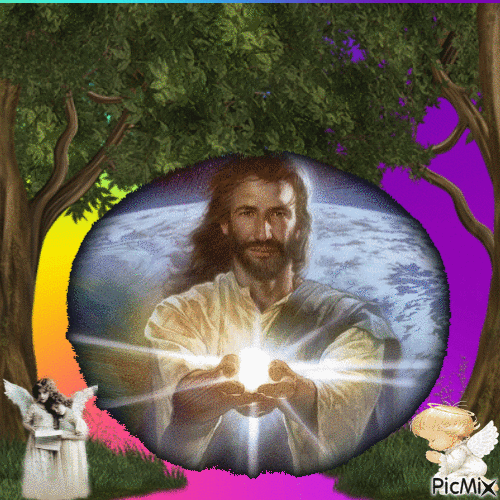 Jesus es Amor - Animovaný GIF zadarmo