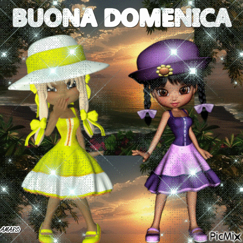 BUONA DOMENICA - 無料のアニメーション GIF