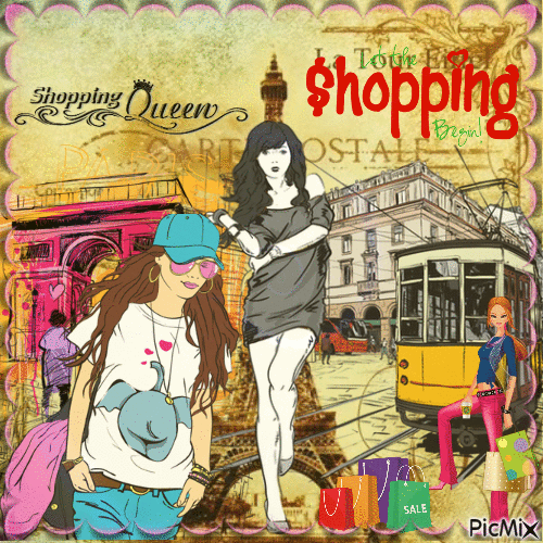 Shopping - Darmowy animowany GIF