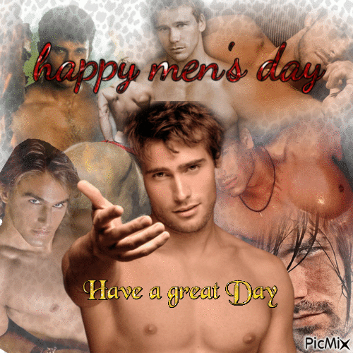 happy mens day - Free animated GIF