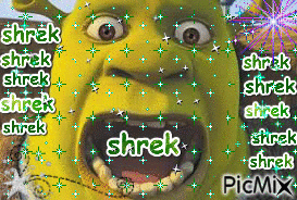 shrek - Бесплатный анимированный гифка