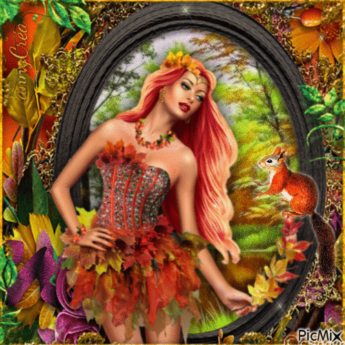 Autumn fantasy - Gratis animeret GIF