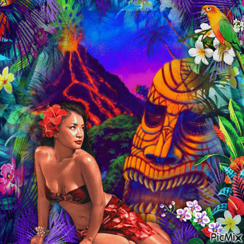 Polynesian Princess - Gratis geanimeerde GIF