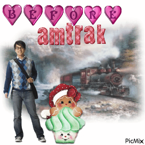 Before Amtrak - Бесплатный анимированный гифка