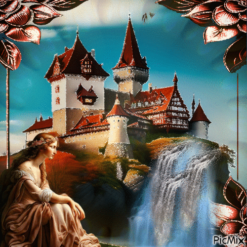 Das Schloss im Berg - Besplatni animirani GIF