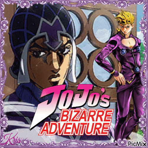 JoJo's Bizarre Adventure & glitters - 免费动画 GIF