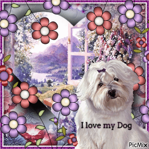 I love my Dog-RM-04-09-23 - Darmowy animowany GIF