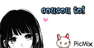 coucou toi - Бесплатный анимированный гифка