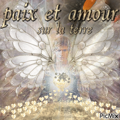 O:)  Paix & Amour <3 - Безплатен анимиран GIF
