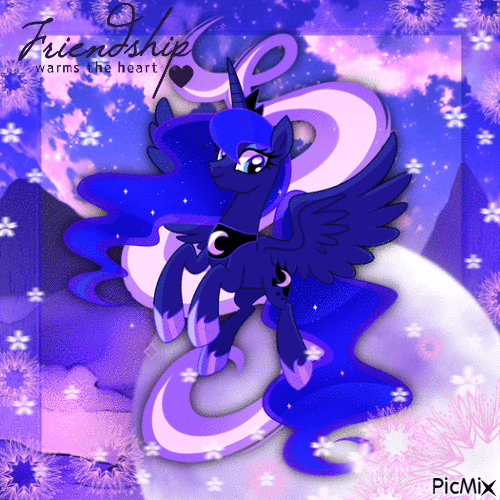 Luna is Best Pony - Nemokamas animacinis gif