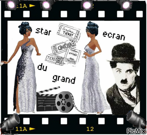 star du grand ecran - Animovaný GIF zadarmo