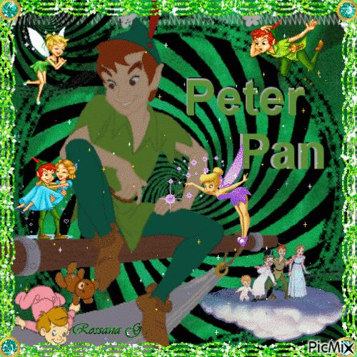 Peter Pan Disney - GIF animado grátis