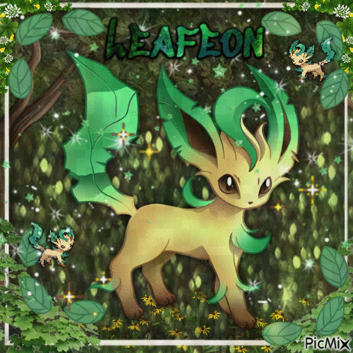 Leafeon - Darmowy animowany GIF
