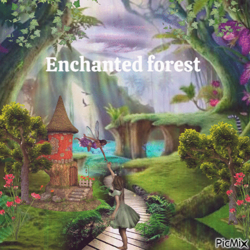ENCHANTED FOREST - GIF animado grátis